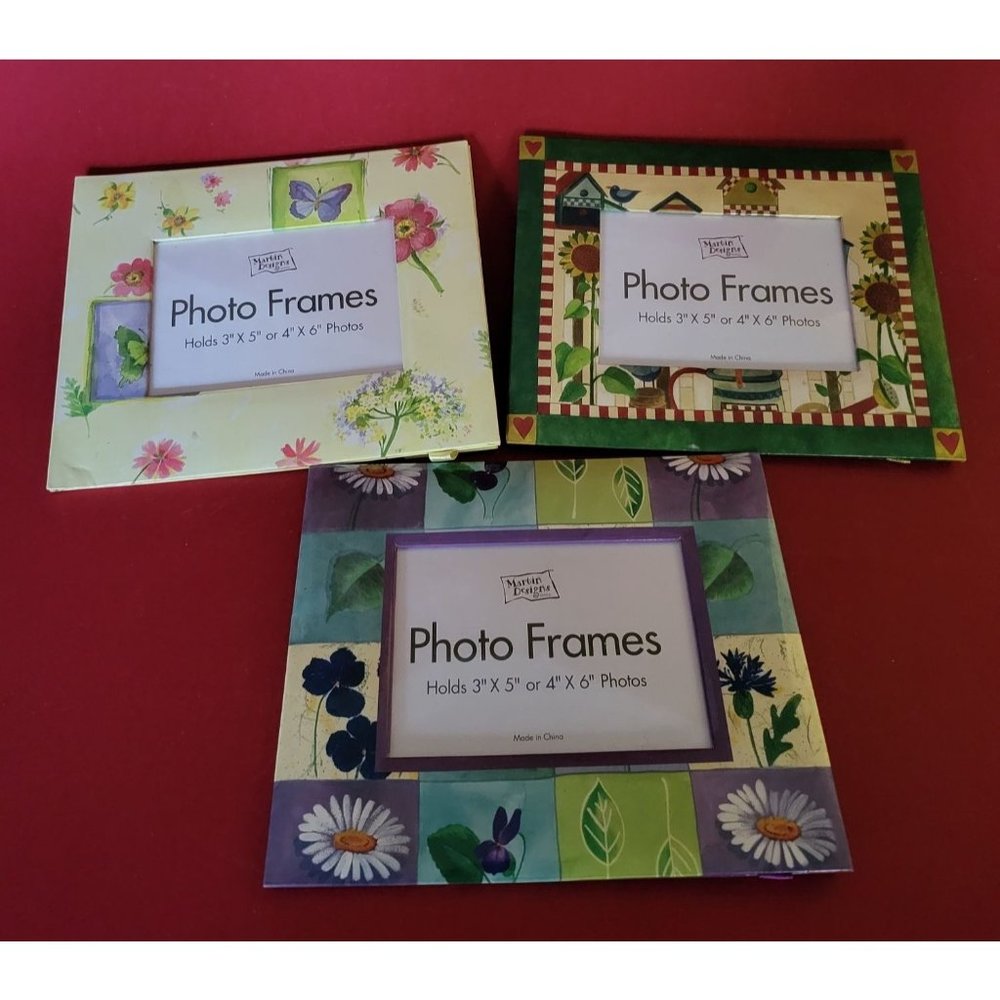 Photo Picture Frame Set of 3 by Martin Designs 2002